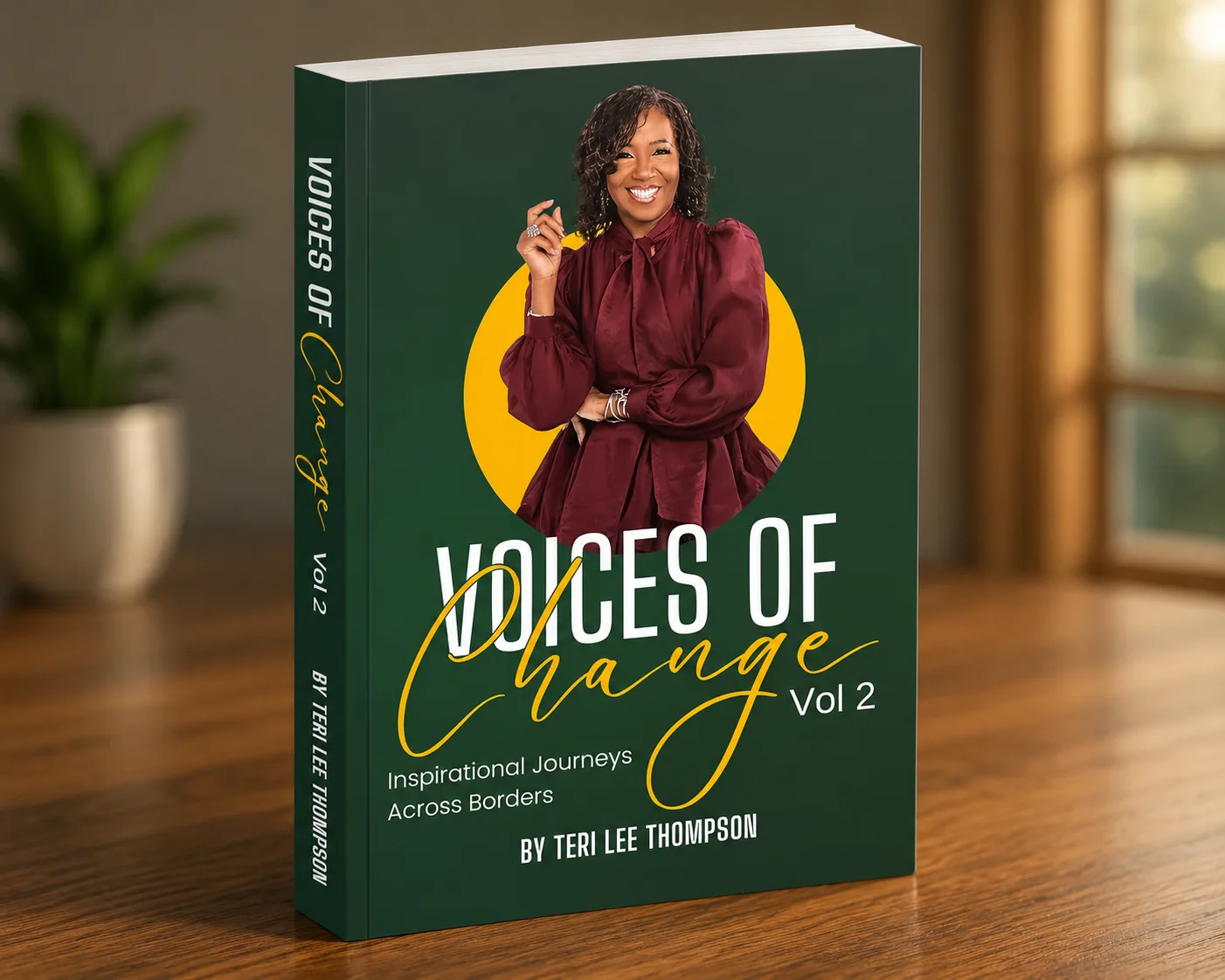 Voices of Change, Volume 2 three-dimensional book mockup