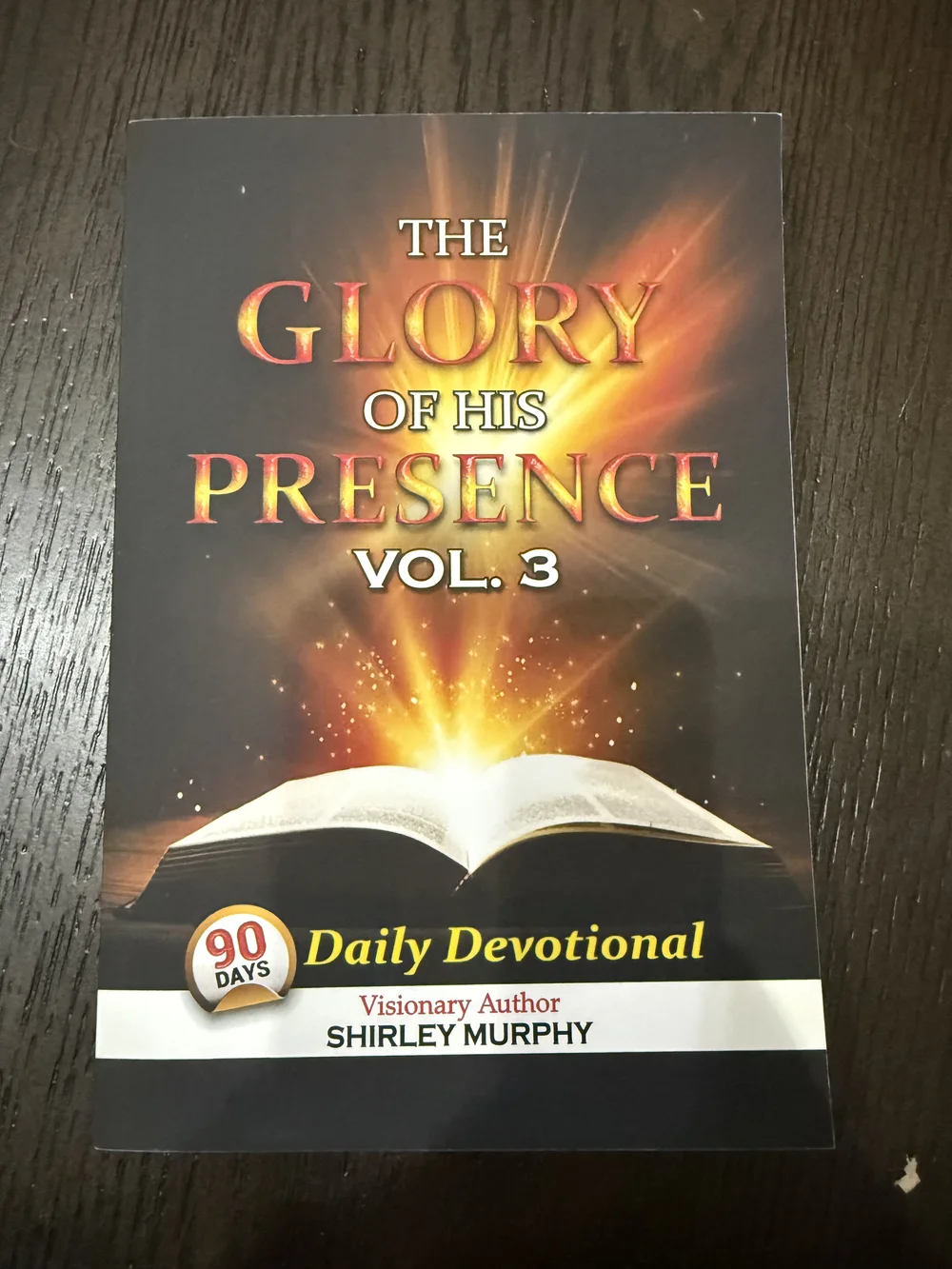 Client photograph of The Glory of His Presence, Volume 3 book cover